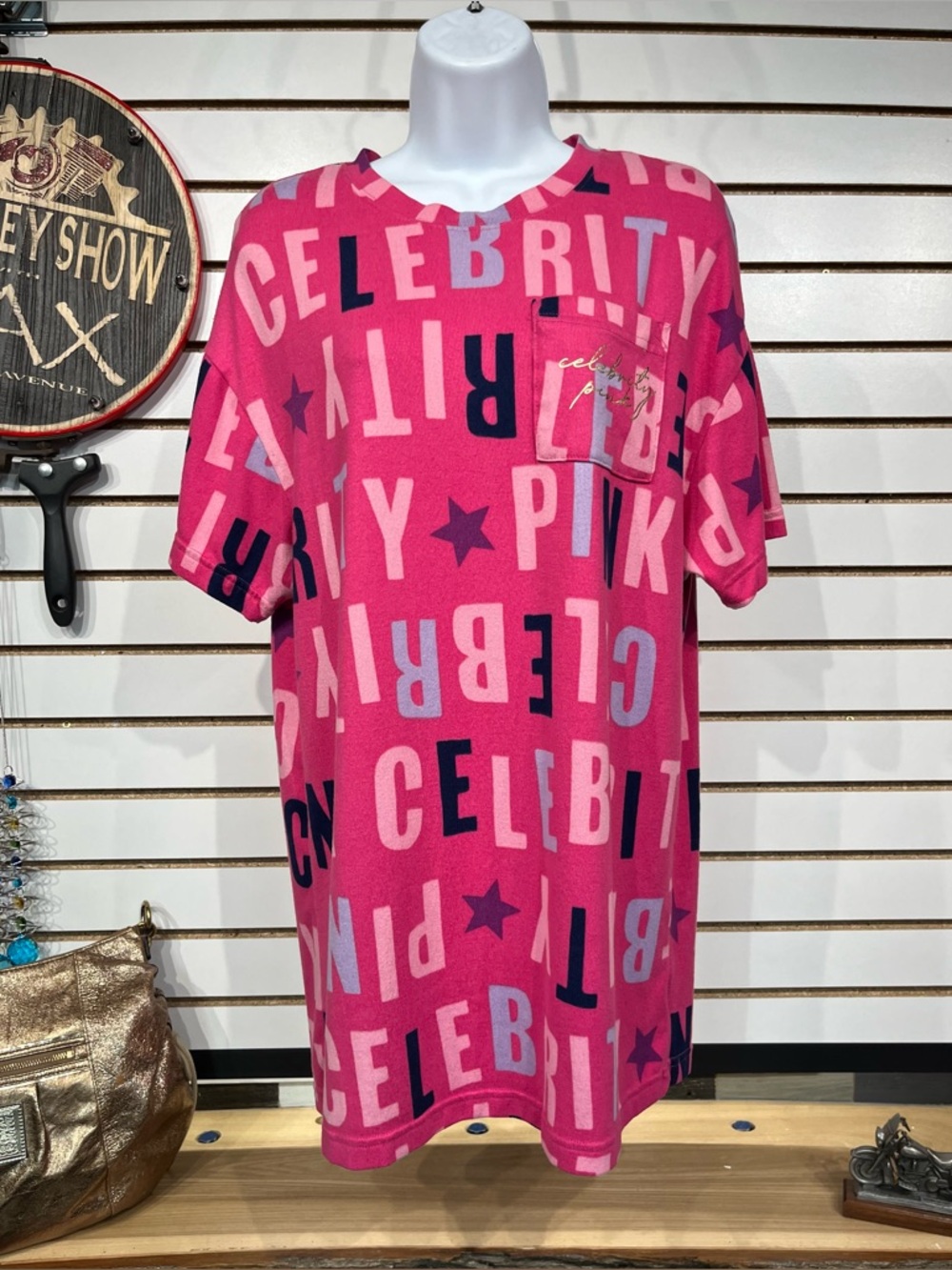 Celebrity Pink sleep shirt 20” p2p - Picture 2 of 8